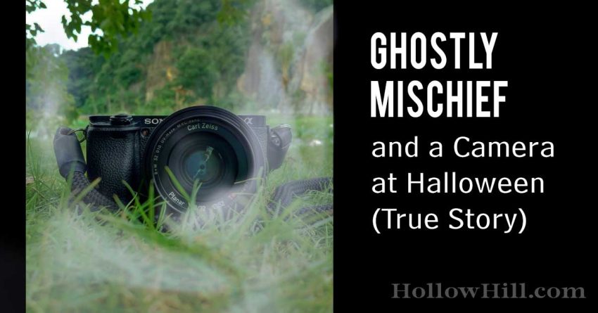 Ghostly mischief and a camera at Halloween