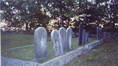 Blood cemetery graves, Hollis, NH