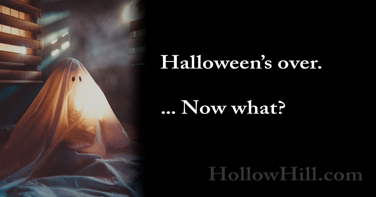 Halloween is over... now what?