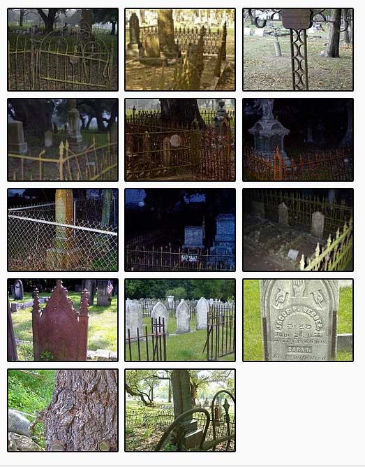 Metal in cemeteries