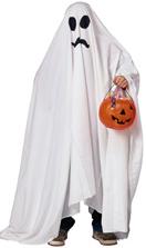 ghost costume at Halloween