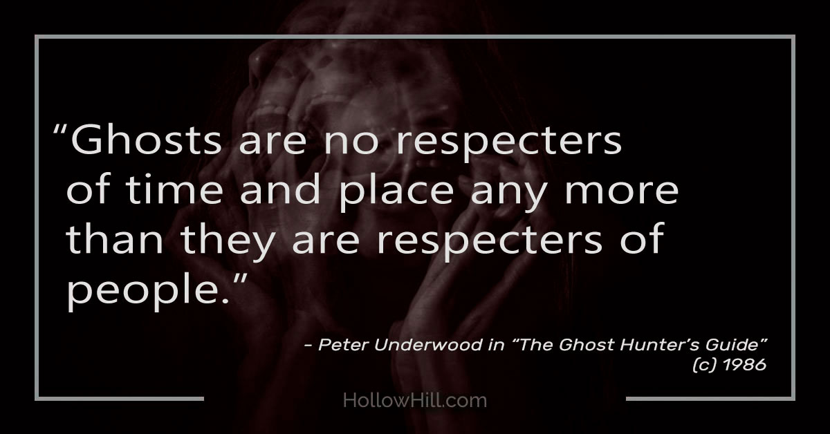 Ghosts are not respectful